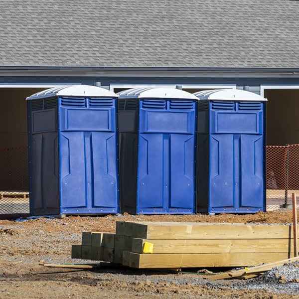 are there any restrictions on where i can place the porta potties during my rental period in Media